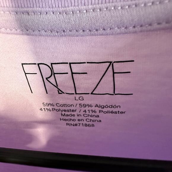 Nwt kids freeze purple Tshirt ”he is risen” easter christian size large - Picture 4 of 4